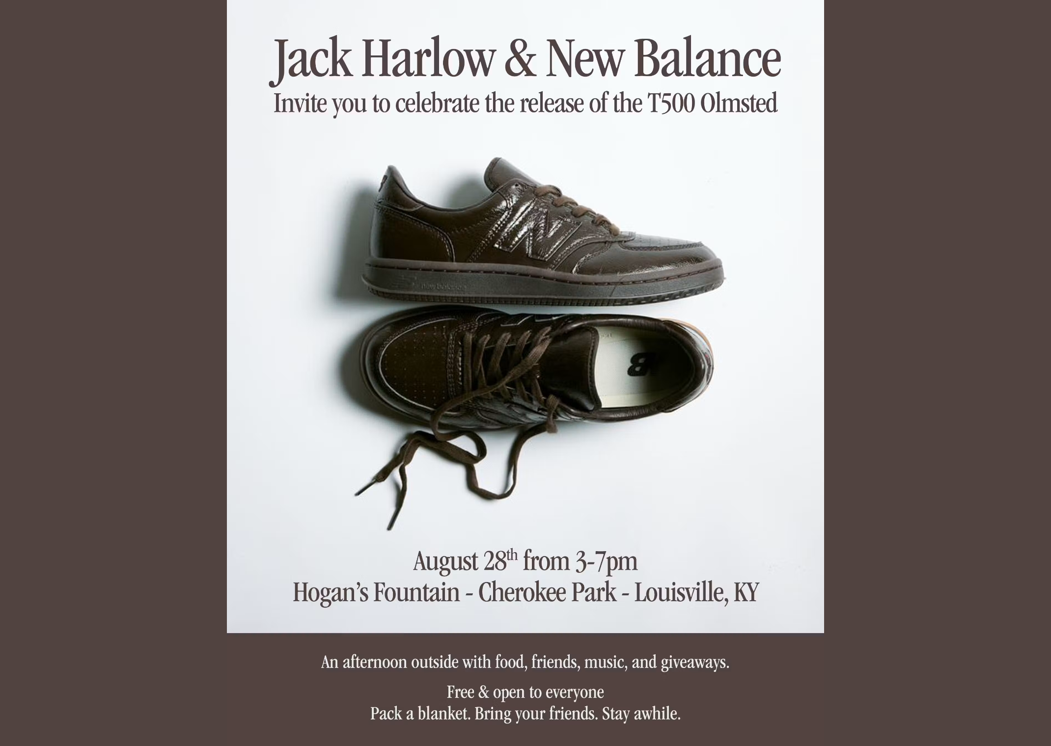 Jack Harlow x New Balance T500 Olmsted Release Info