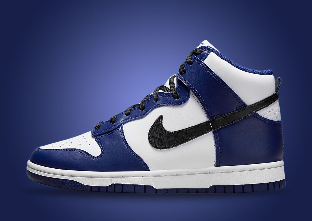 Nike Dunk High White Navy Black (W)