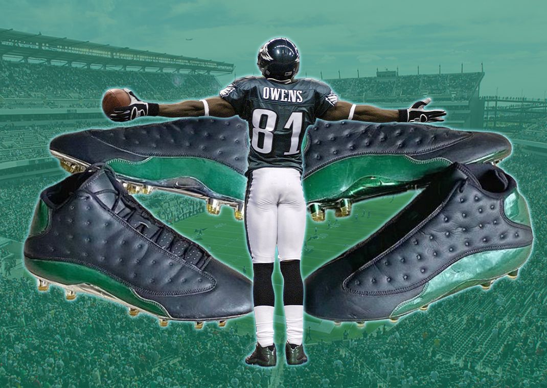 Terrell Owens' Air Jordan 13 PE Cleats
