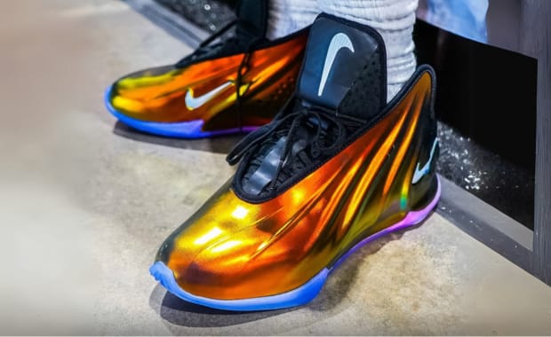 Wale Debuts a Metallic Orange Nike GT Future Colorway