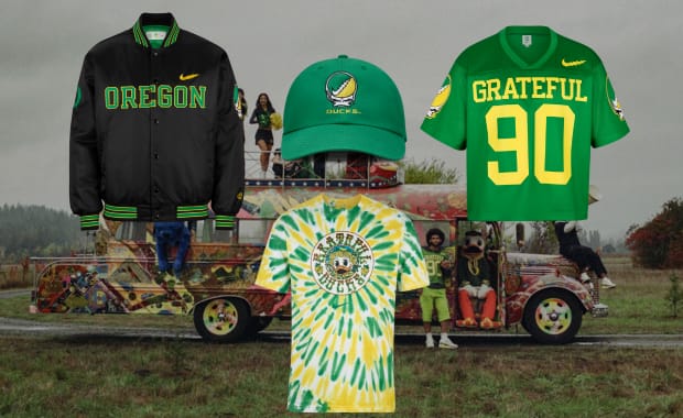 The Oregon Ducks and Grateful Dead’s Nike Air Max 90 Collab Comes with Matching Apparel