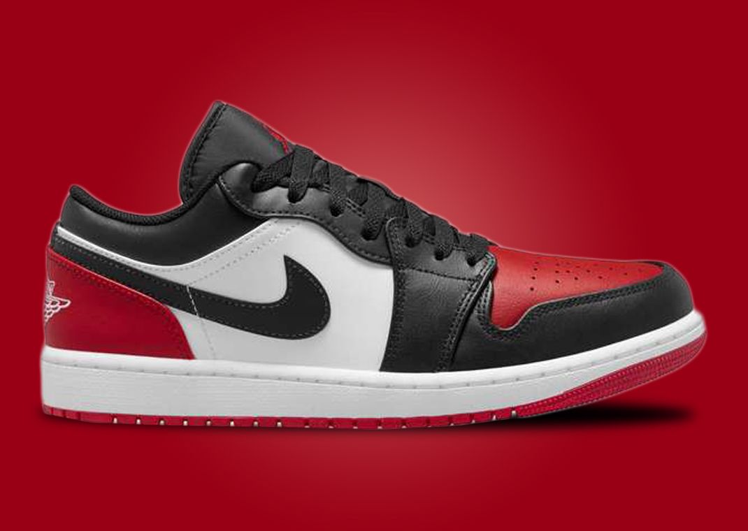 Air Jordan 1 Low Bred Toe (2023)