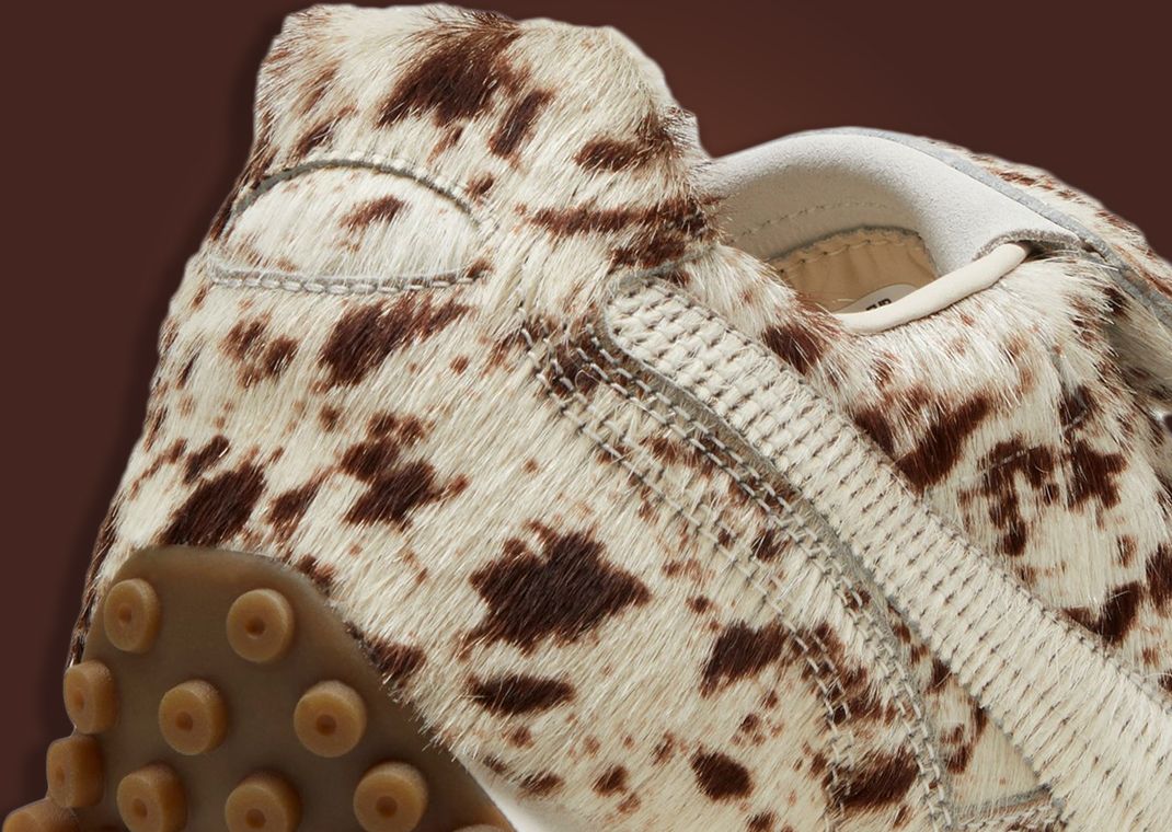 Fenty x Puma Avanti Faux Fur Cow Print Heel Detail