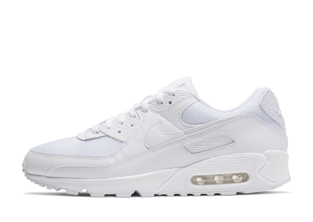 Nike Air Max 90 Triple White Lateral