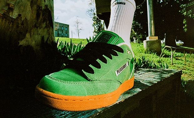 Pleasures x Reebok Club C Bulc Not Guilty