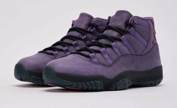 purple suede 11s
