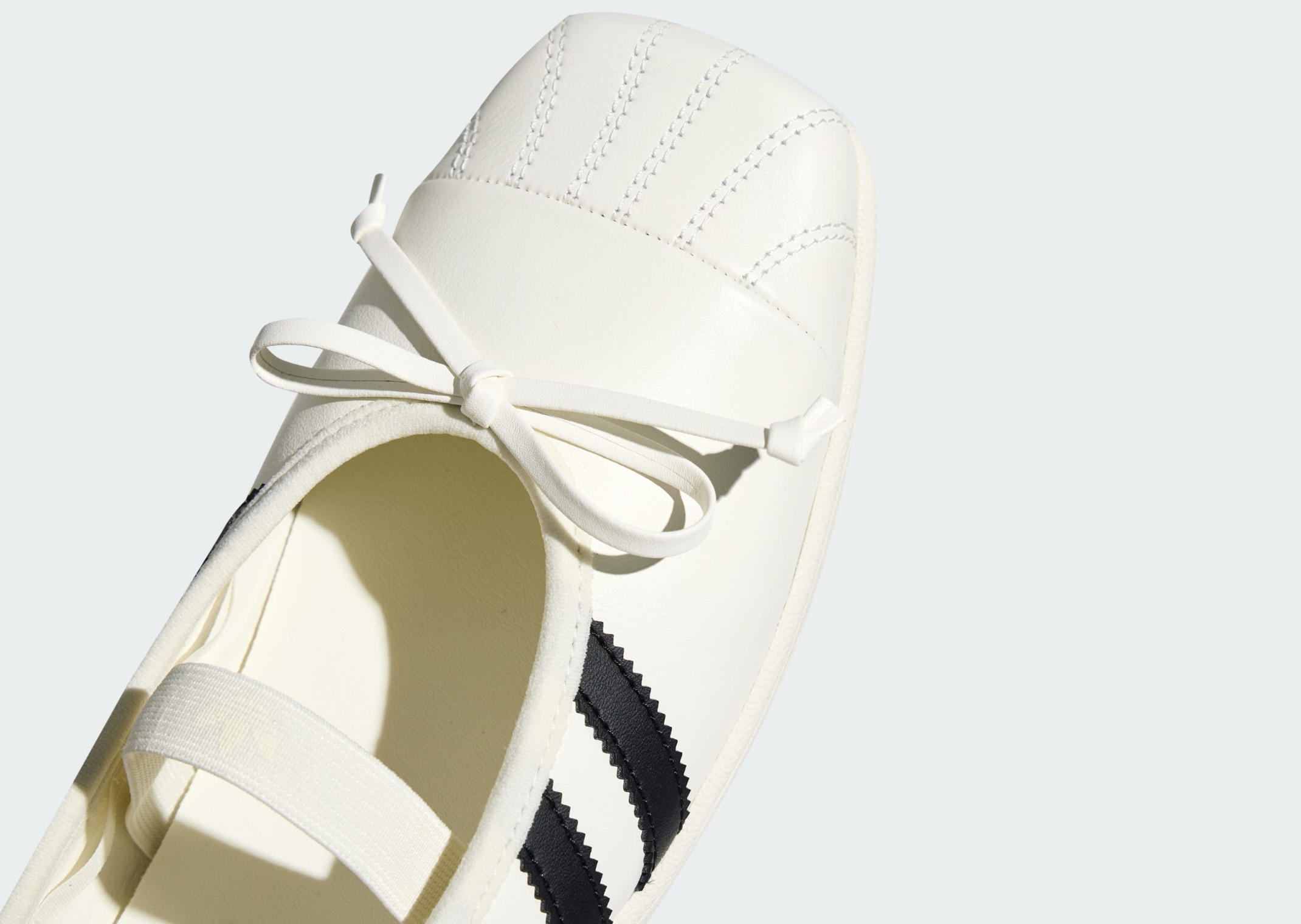 JENNIE x adidas Superstar Square Toe Ballet White Toe