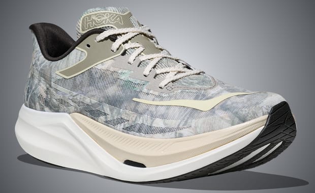 John Elliott’s Hoka Rocket X 3 Collab Adds a Layer of Fog Over Camo Fabric