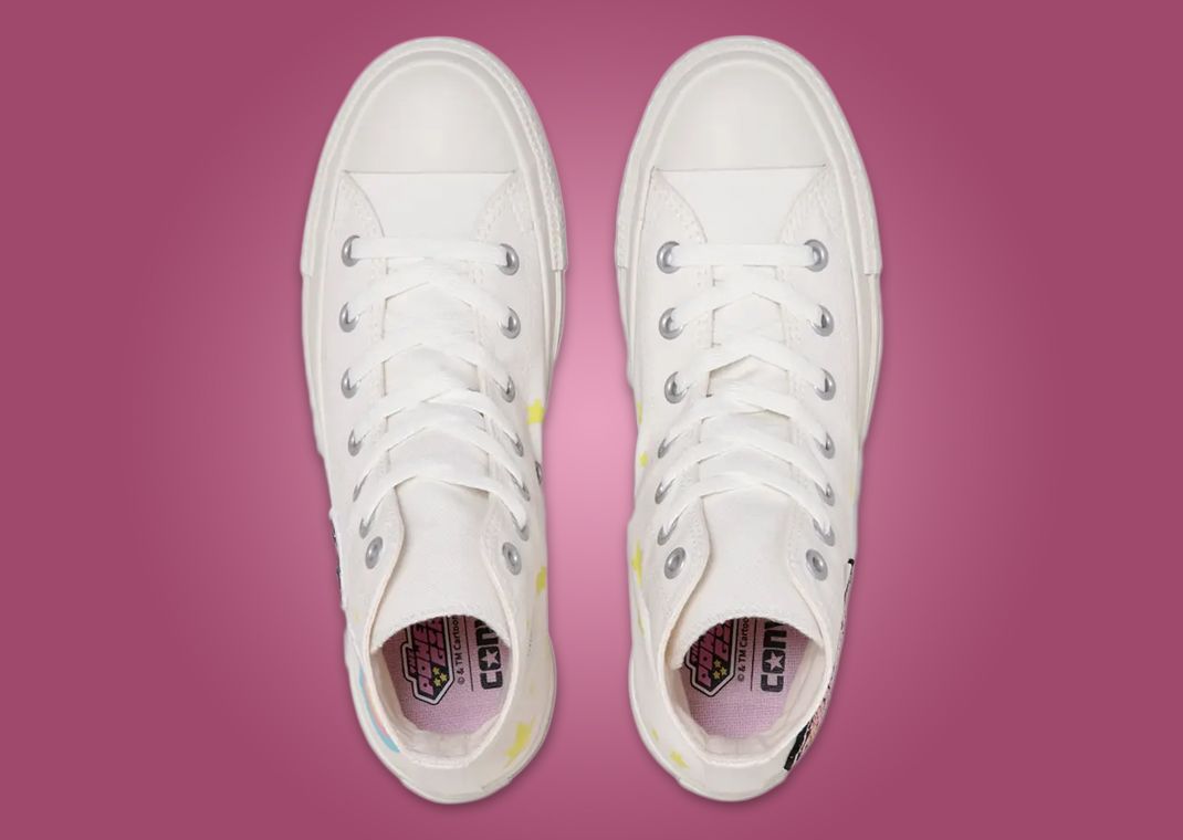 The Powerpuff Girls x Converse All-Star Chunkykine Hi White (GS) Top