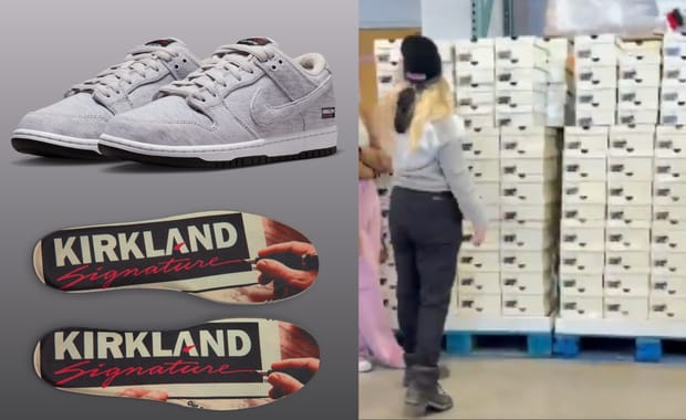 Pallets of the Nike SB Costco Dunk Just Popped Up at a Random Costco