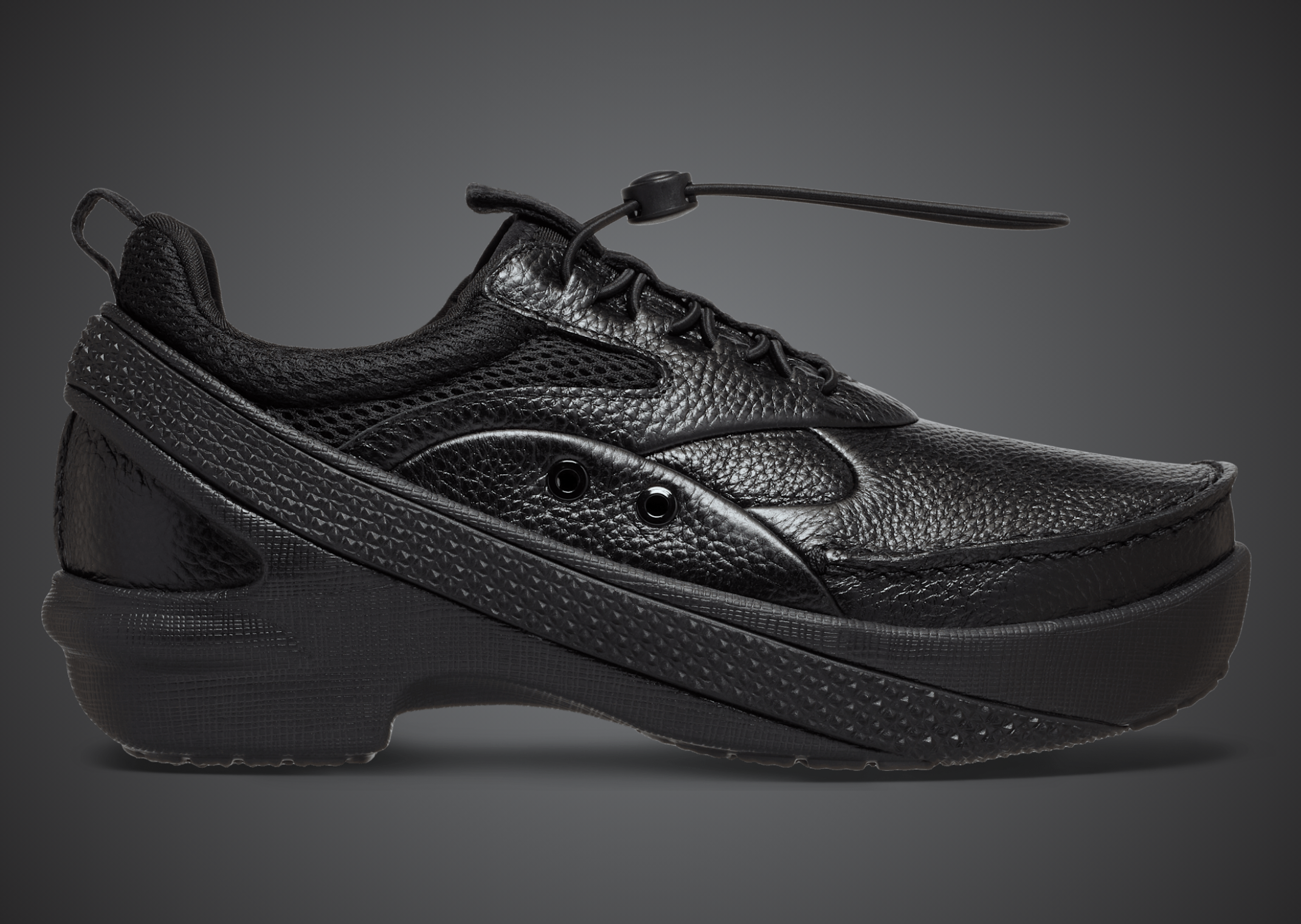 Kiko Kostadinov x Crocs VAALS Black - Lateral