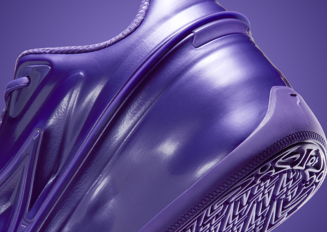 Nike KD 19 Field Purple - Heel Detail