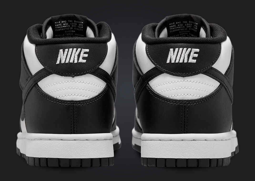 Nike Dunk Mid Leather Panda Back