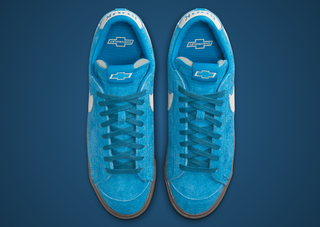 Devin Booker x Chevrolet x Nike Blazer Low Surf Blue Top