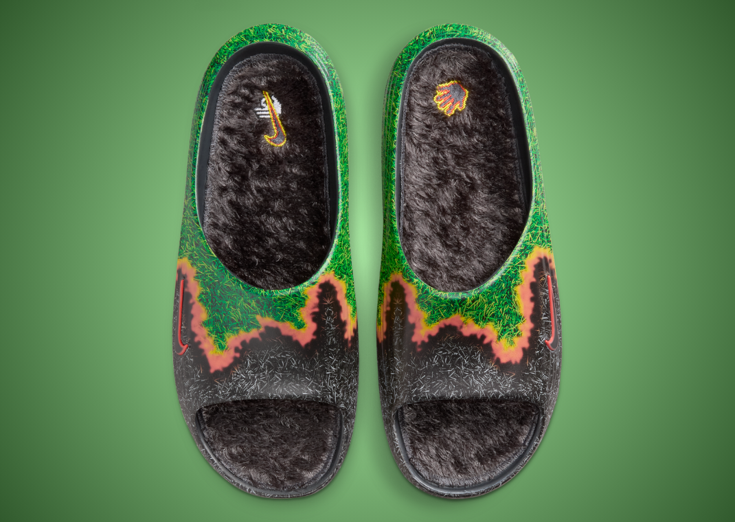 SWOOSH x Nike ReactX Rejuven8 Slide Touch Grass Top