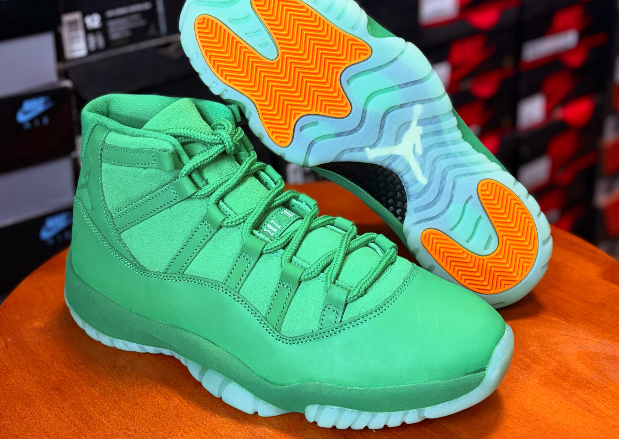 Air Jordan 11 Retro Green Screen