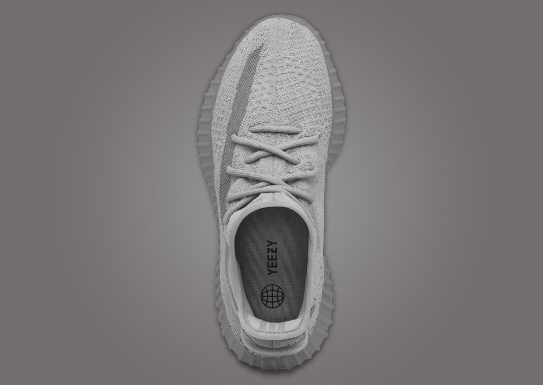 adidas Yeezy Boost 350 V2 Steel Grey Above (IF3219)