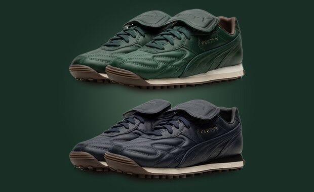 Rihanna's Fenty x Puma Avanti Dark Myrtle and Club Navy Release November 2023