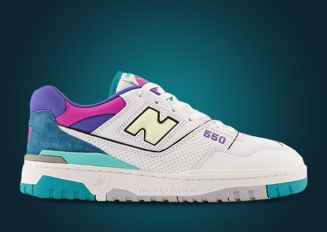 スニーカー New Balance Multicolor leather 550 sneakers New Balance Multicolor Leather 550 Sneakers - Sports Shoes