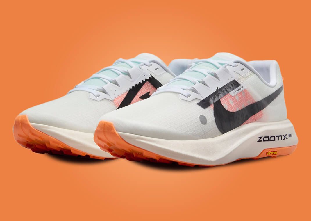 Nike ZoomX Ultrafly Trail White Black Total Orange