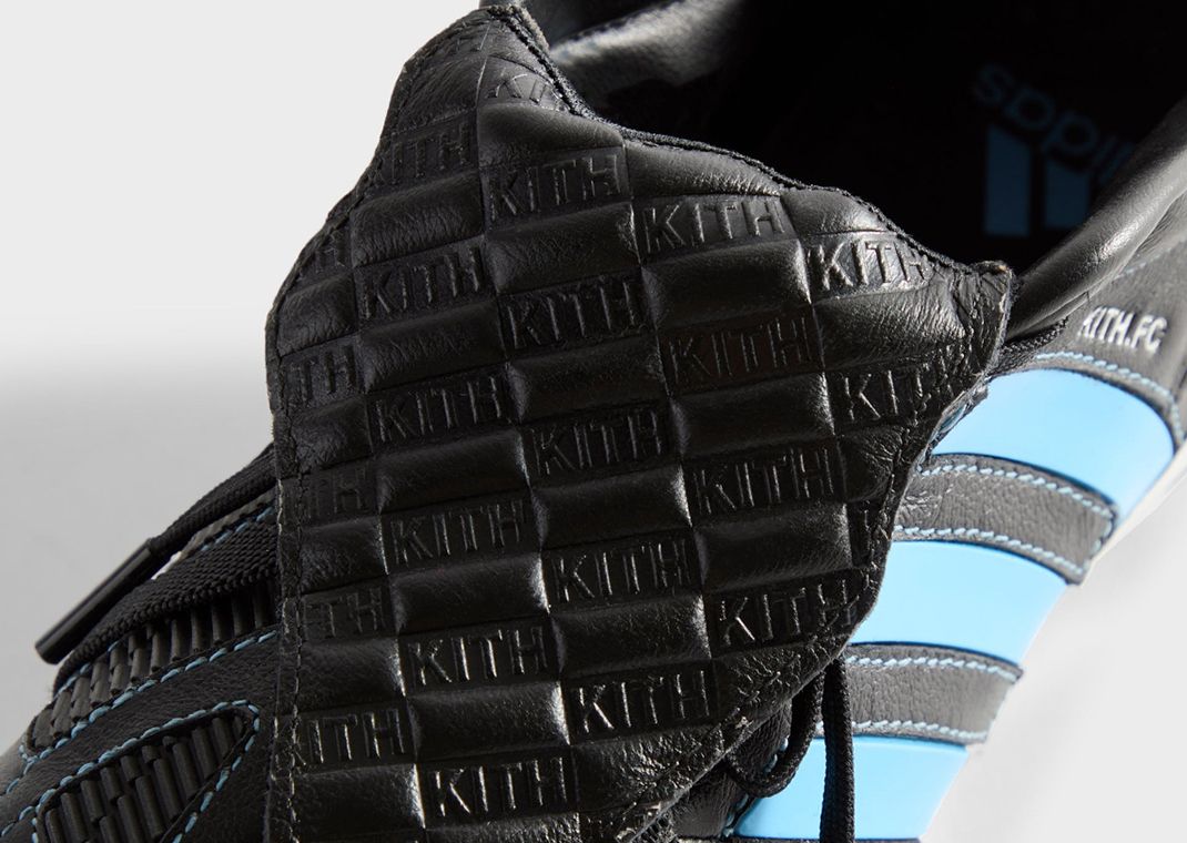 Kith x adidas Predator Mania Cleat Black Blue Detail