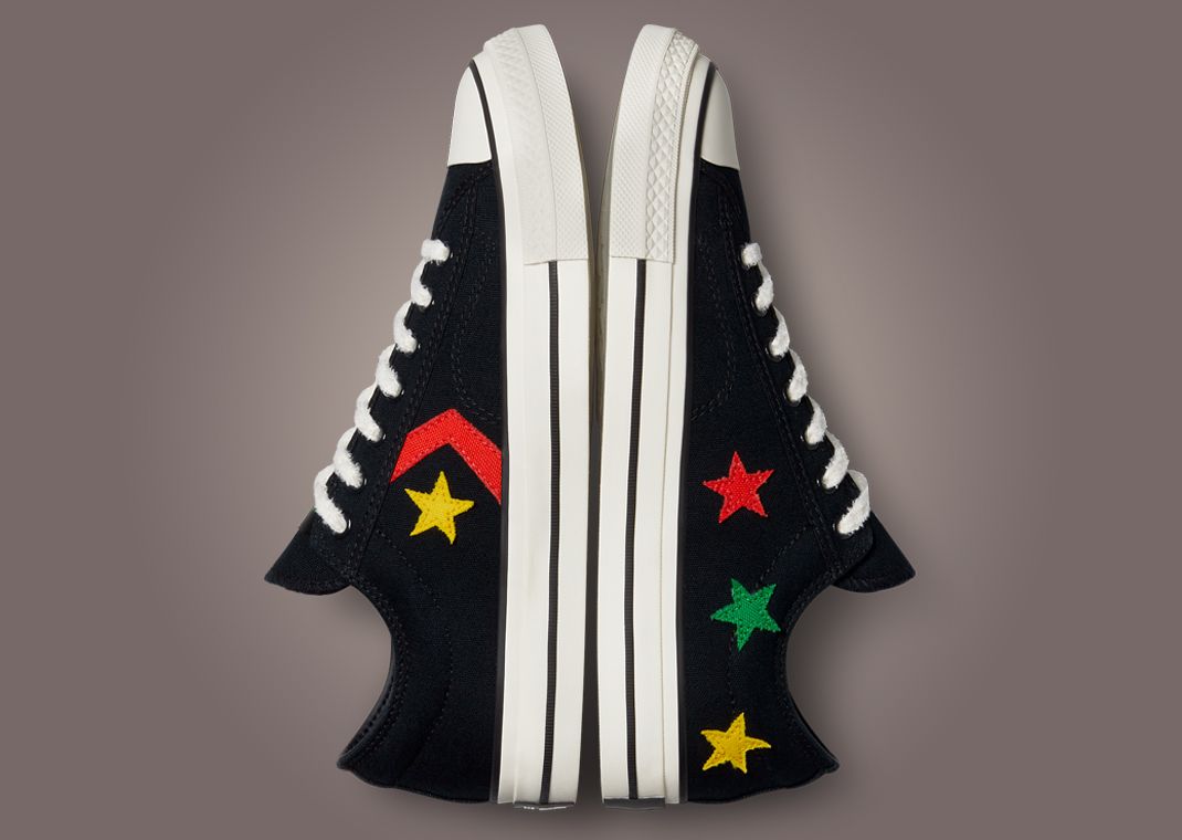 Daily Paper x Converse Star Player 76 Ox Black Lateral