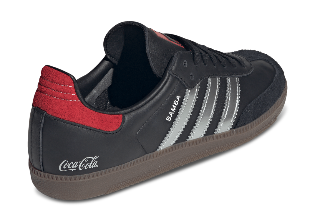 Coca-Cola x adidas Samba Heel Angle
