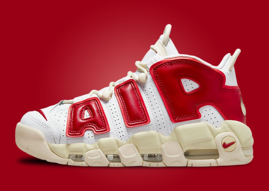 This Nike Air More Uptempo Is Seeing Red