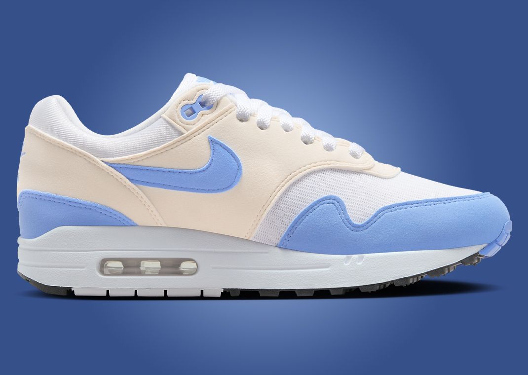 Nike Air Max 1 White Royal Pulse (W) Medial