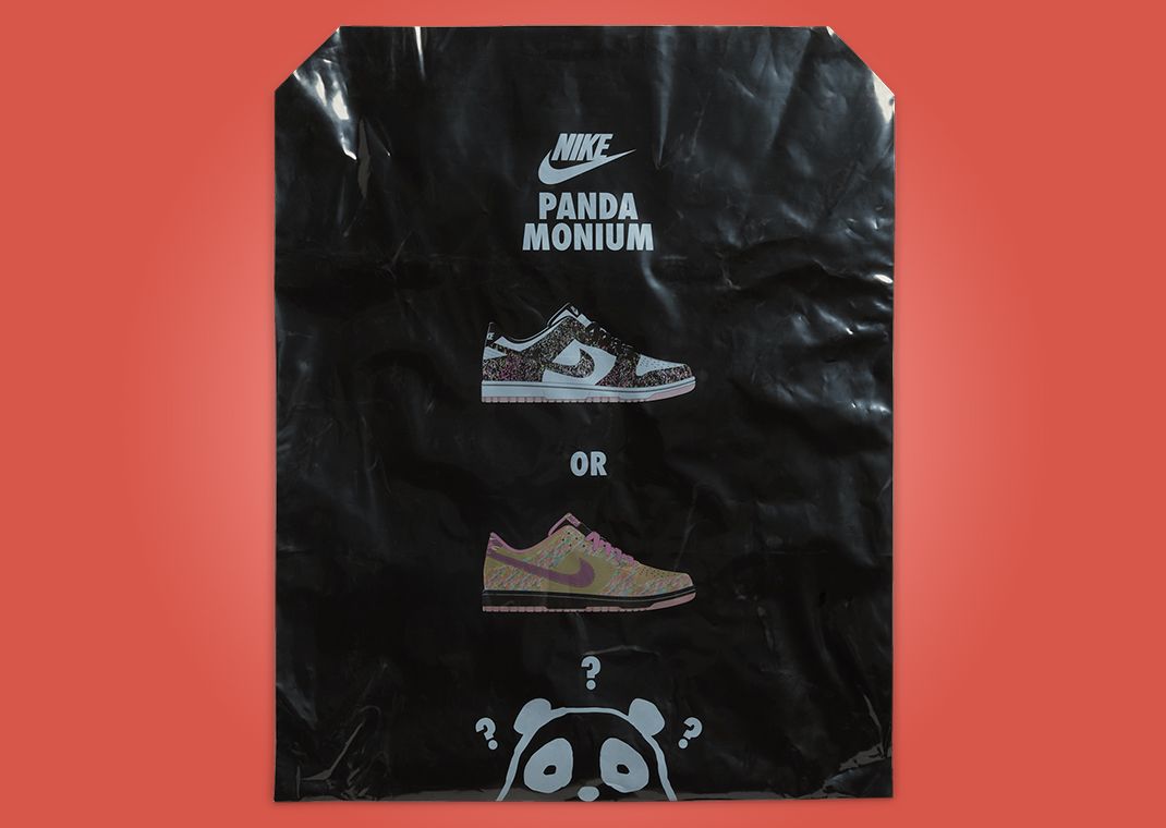 Nike Dunk Low Panda-Monium Green Curry Packaging
