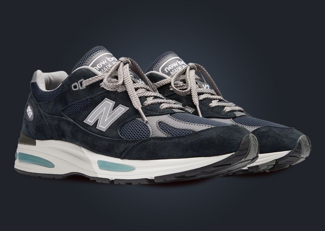 New Balance 991v2 Made in UK Navy Angle