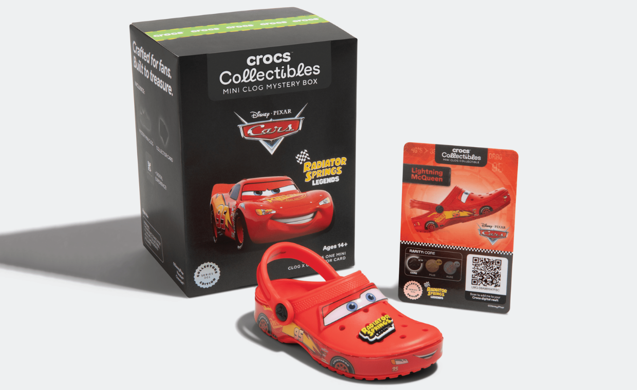 Crocs is Teaming Up with Disney for a Mini Clog Blind Box Drop for the 20th Anniversary of Cars