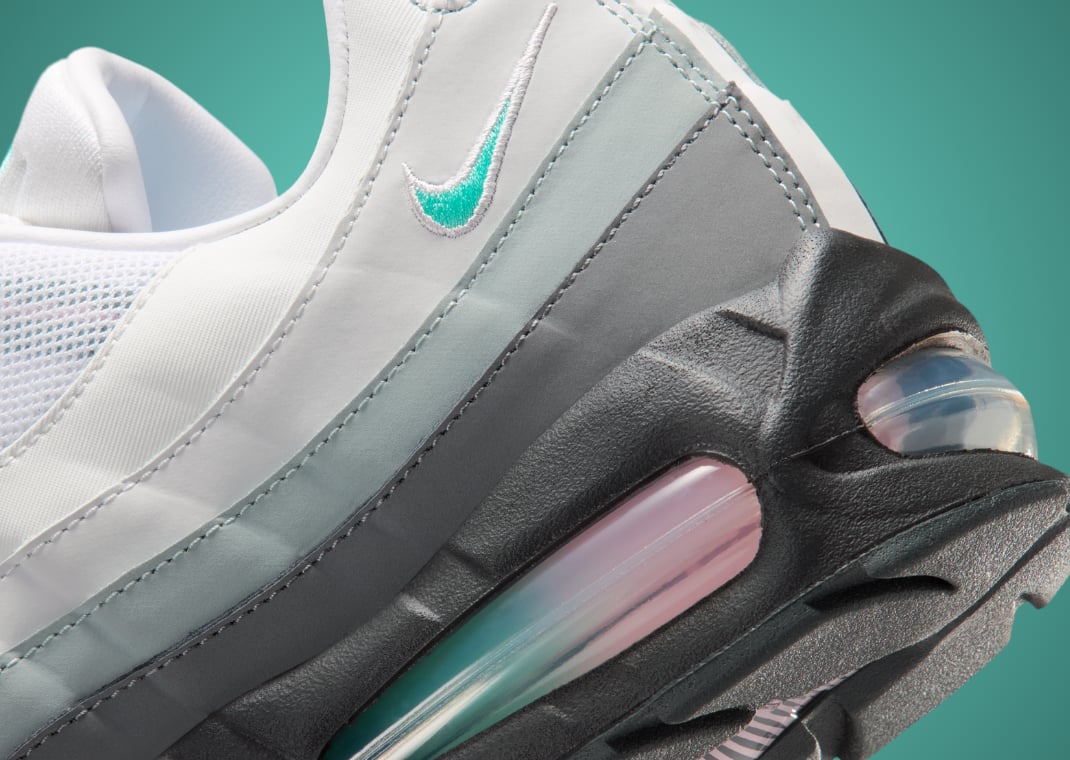 Nike Air Max 95 Big Bubble White Hyper Turquoise Air Units