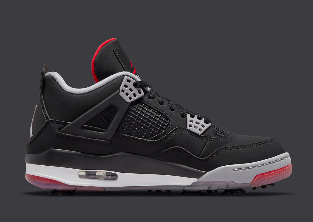 jordan 4 bred golf shoes