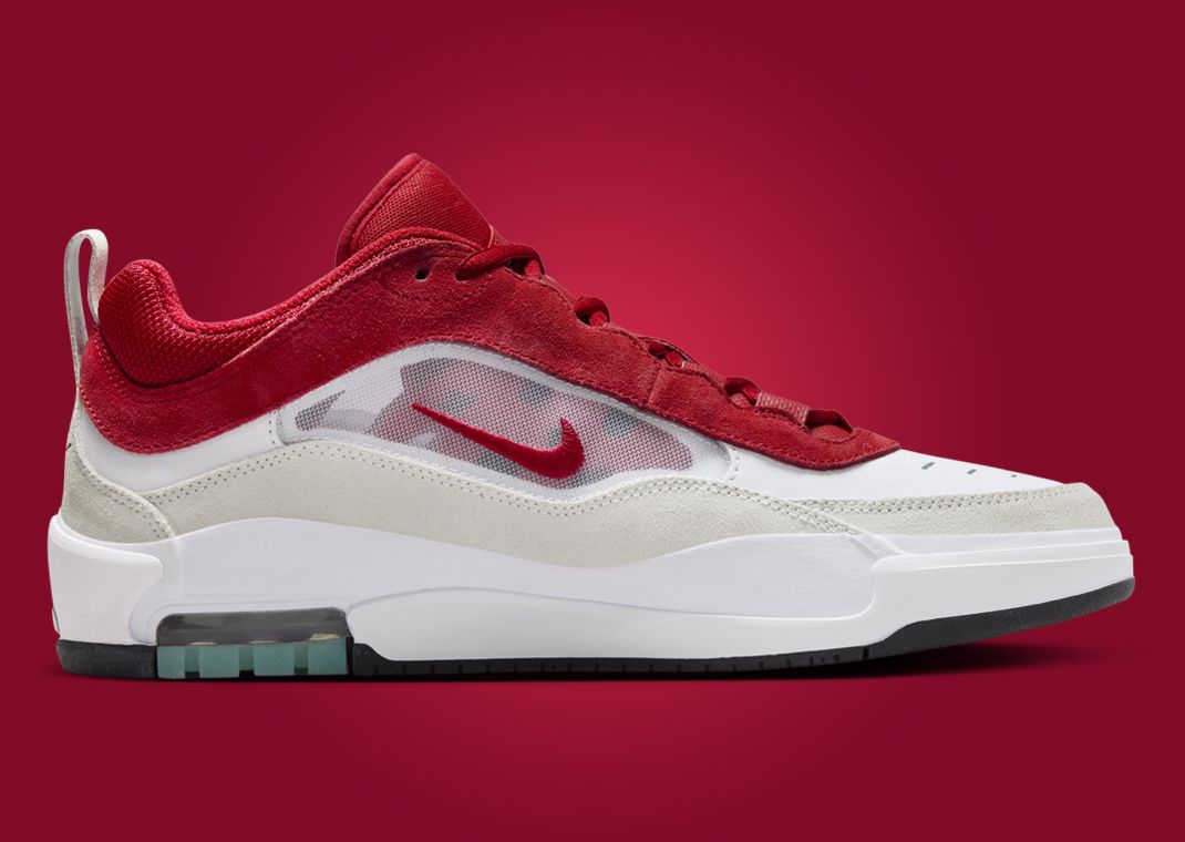 Nike SB Air Max Ishod White Red Black Medial