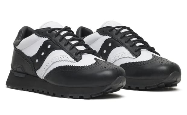 Engineered Garments Adds a Tuxedo Wing Tip to its Formal Saucony Shadow Collection