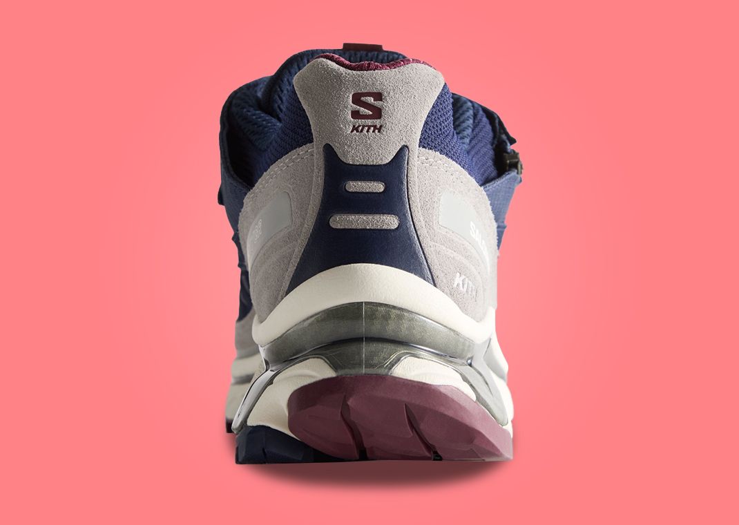 Kith x Salomon XT-Voyager Navy Heel Detail