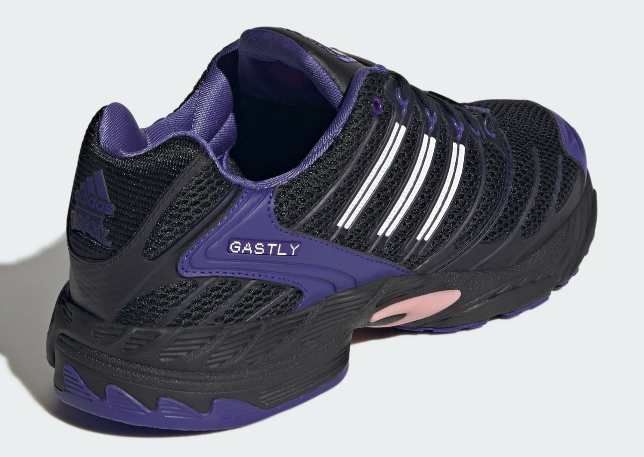 Pokémon x adidas Adistar Control 5 Gastly - Heel Angle