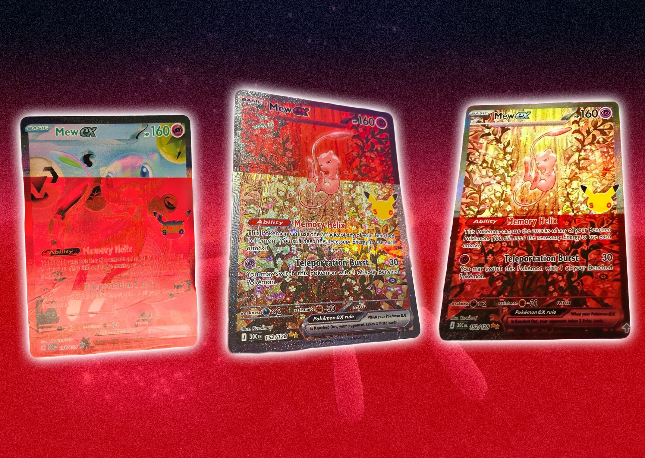 Blood Mew Pokemon cards