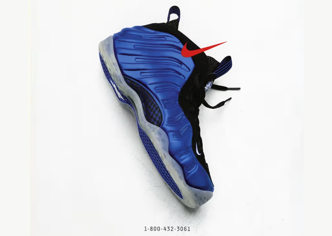 Nike Air Foamposite One Royal ad from the '90s