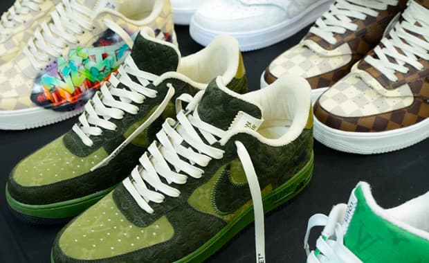 Fresh Looks at the Louis Vuitton x Nike Air Force 1 Collection By Virgil Abloh