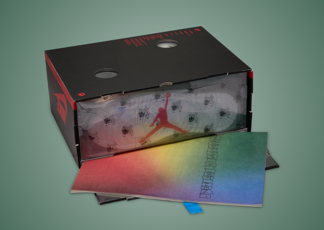 Virgil Abloh Archives x Air Jordan 1 Retro High OG Alaska Packaging