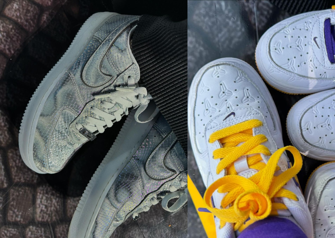 Two new Kobe Air Force 1 Low Colorways