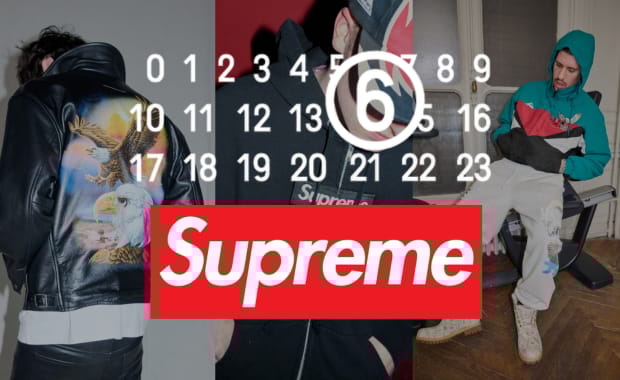Supreme and MM6 Maison Margiela Stitch Together Americana and All-Over Cash Print in New Collab