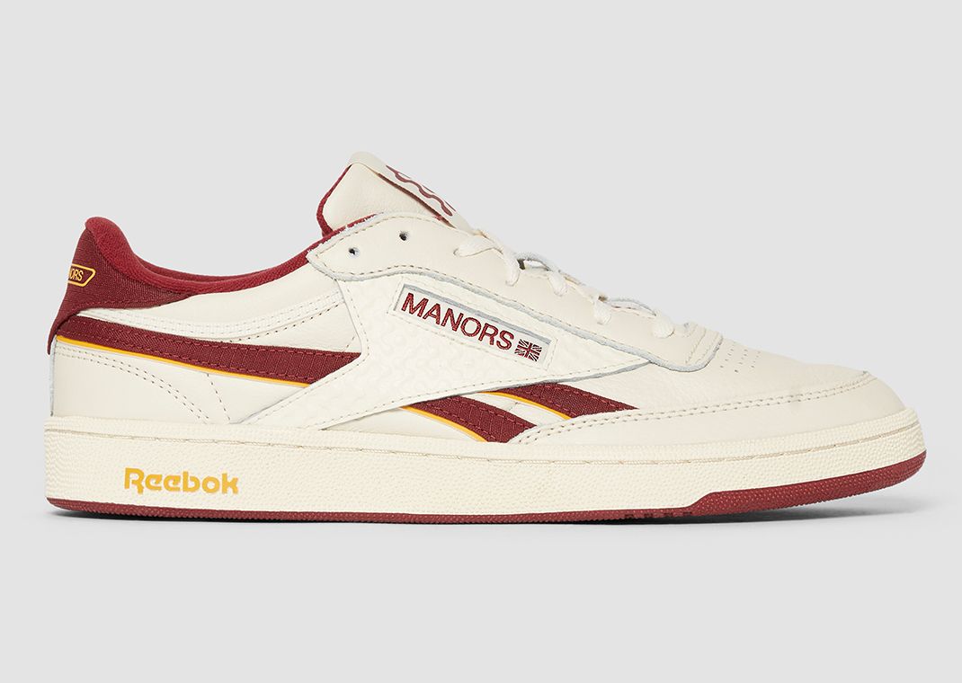 MANORS x Reebok Club C Revenge Vintage Burgundy Lateral