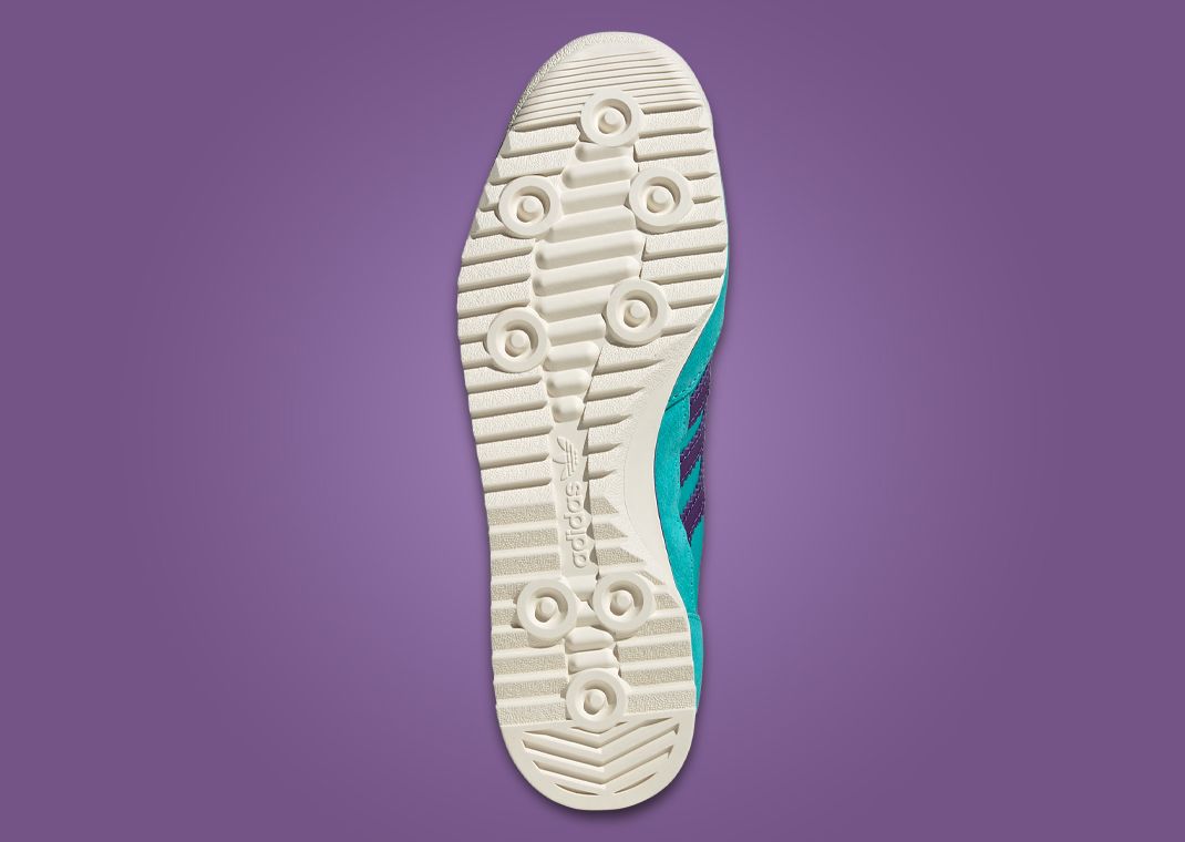 Sporty & Rich x adidas SL72 Teal Purple Outsole
