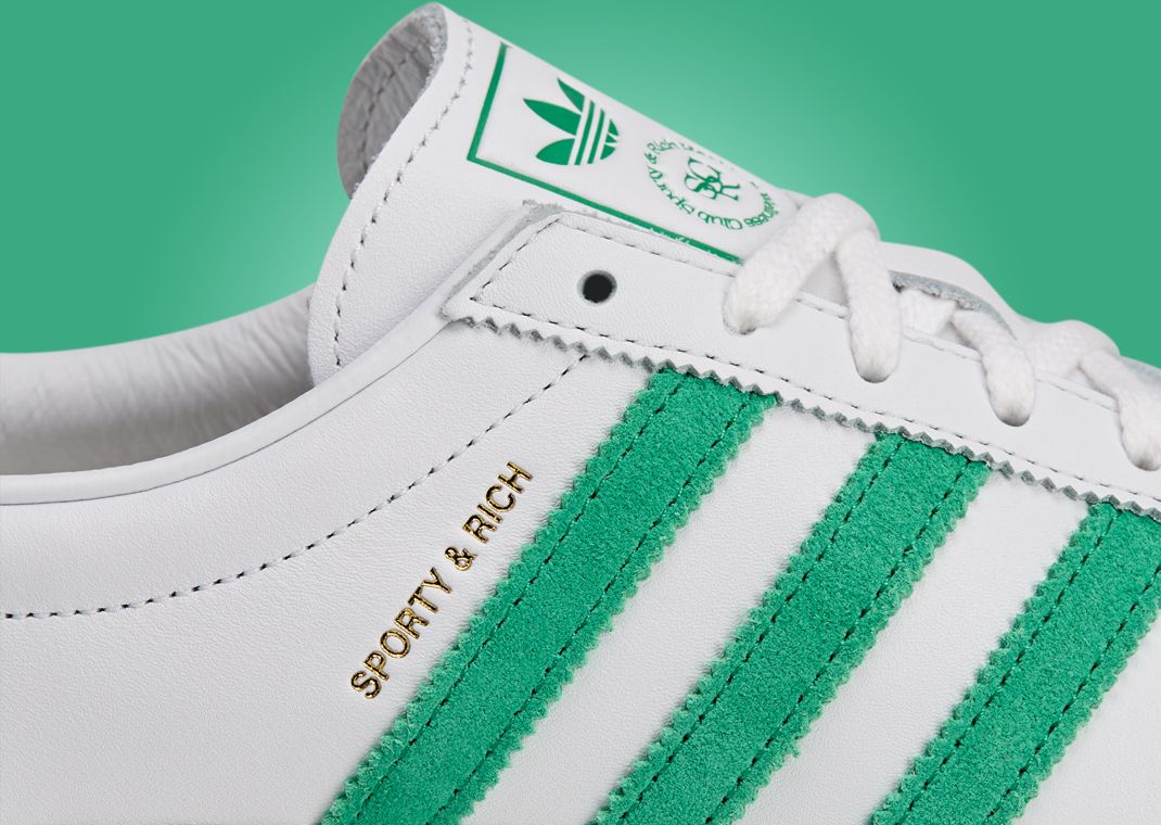 Sporty & Rich x adidas Blanc (W) Detail