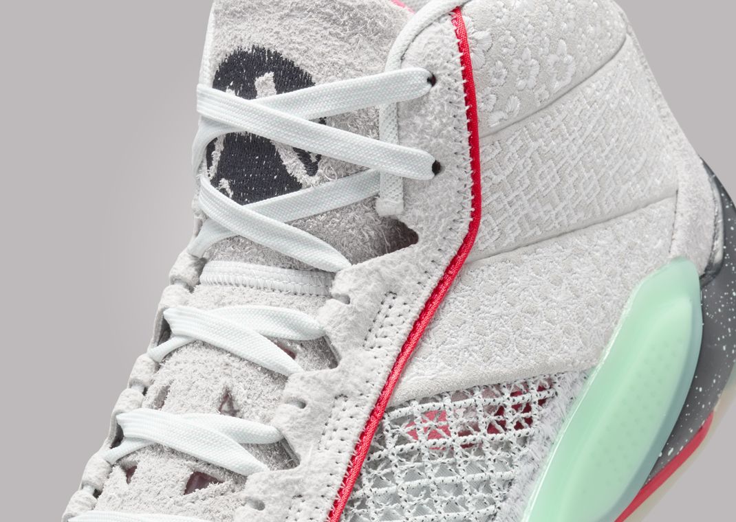 Rui Hachimura x Air Jordan 38 Tongue Detail