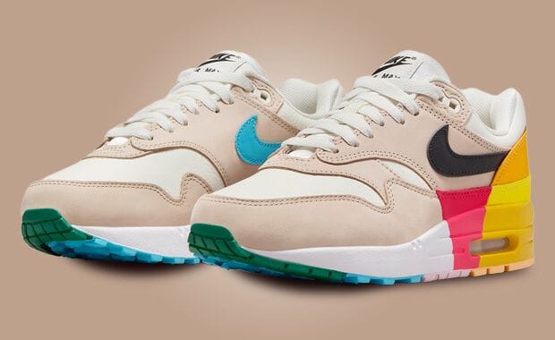 Nike's Air Max 1 Light Orewood Brown Multi Packs a Vibrant Heel
