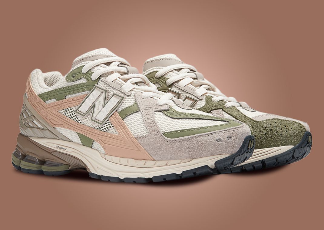 New Balance 1906U Linen Dark Olivine Angle